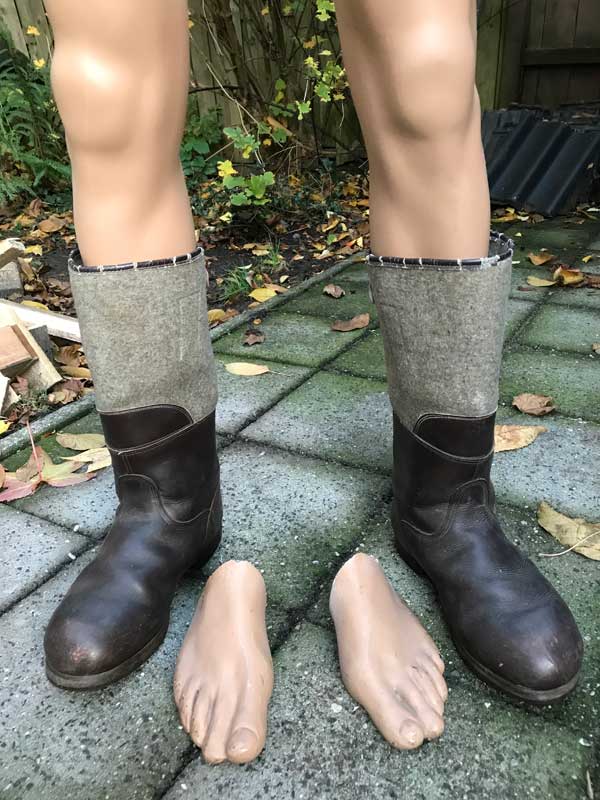 D-tailmannequins top tip 1: Afgezaagde voeten voor passende laarzen